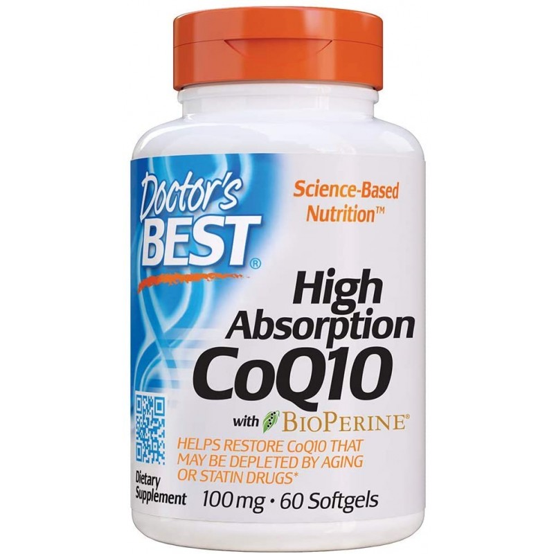 CoQ10 with BioPerine 100 mg (60 softgels)
