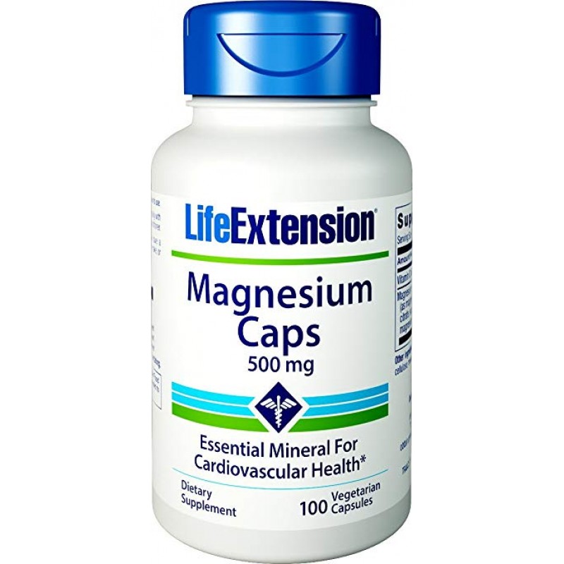 Magnesium Caps 500mg (100 caps)
