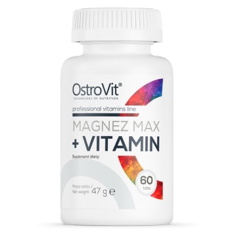 Magnez MAX + Vitamin (60 tabs)