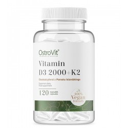 Vitamin D3 2000 + K2 Vegan (120 caps)