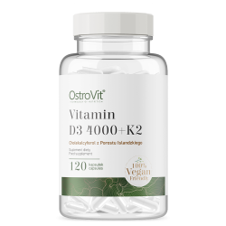 Vitamin D3 4000 + K2 (120 caps)