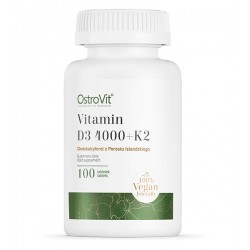 Vitamin D3 4000 IU + K2 Vegan (100 tabs)