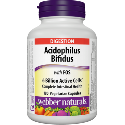 Acidophilus + Bifidus 6 Billion (180 caps)