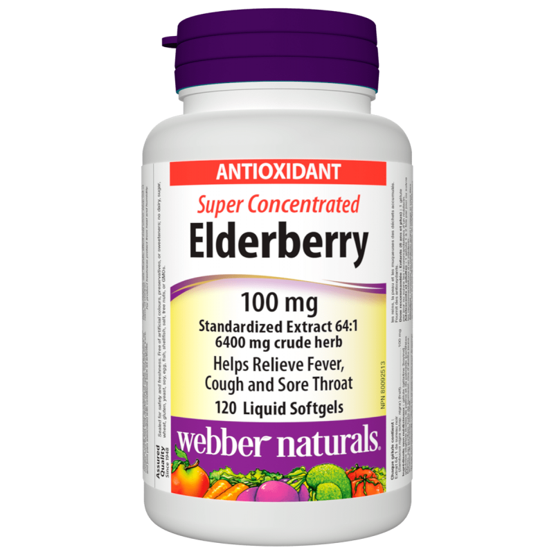 Elderberry 100mg (120 softgels)