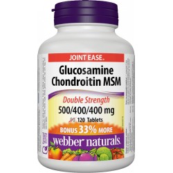 Glucosamine Chondroitin MSM D. S. 500/400/400mg (120 tabs)