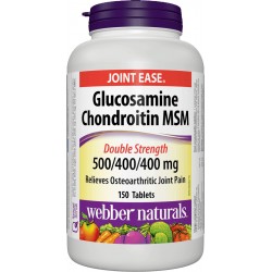Glucosamine Chondroitin MSM D. S. 500/400/400mg (150 tabs)