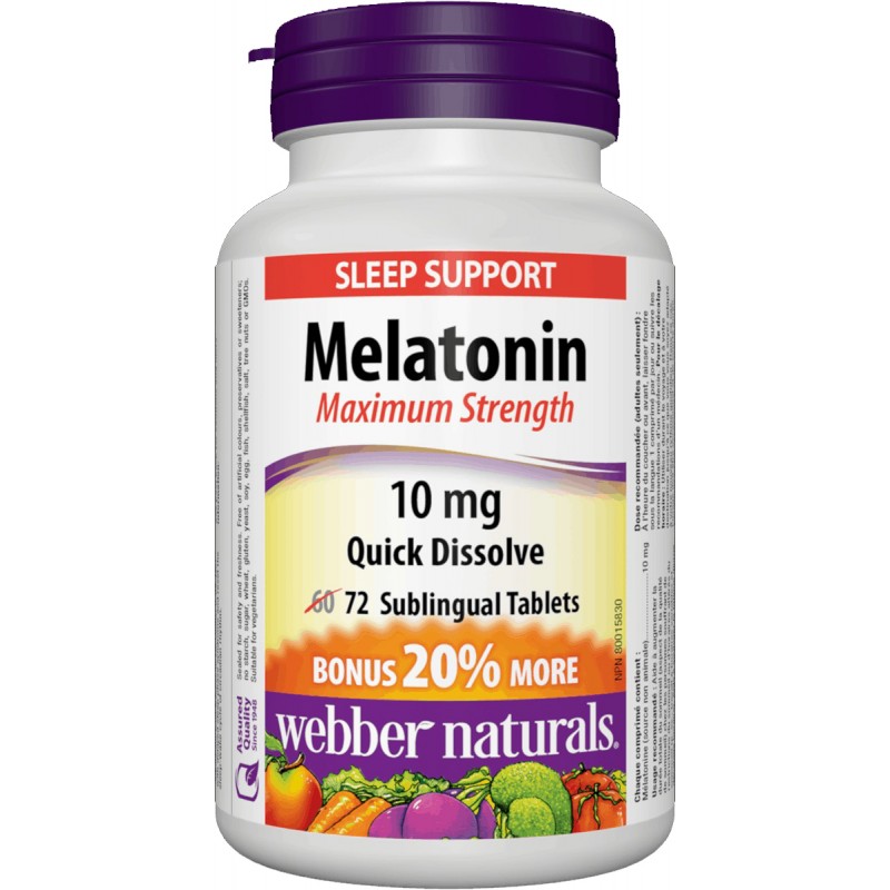 Melatonin M. S. 10mg (72 tabs)