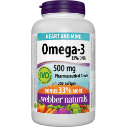 Omega-3 500mg (200 softgels)