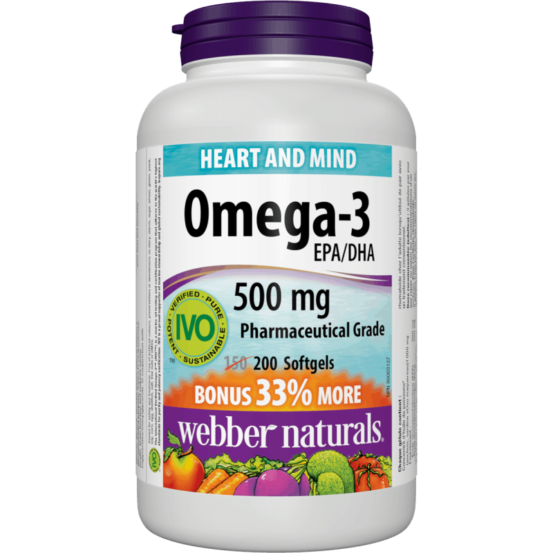 Omega-3 500mg (200 softgels)