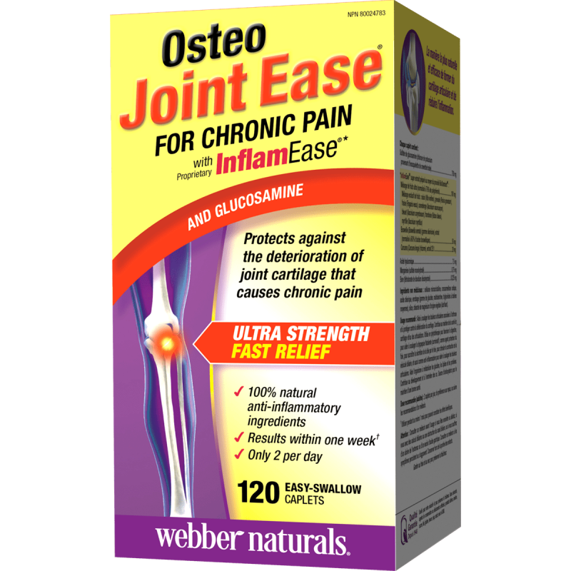 Osteo Joint Ease + InflamEase +Gluc. (120 caplets)