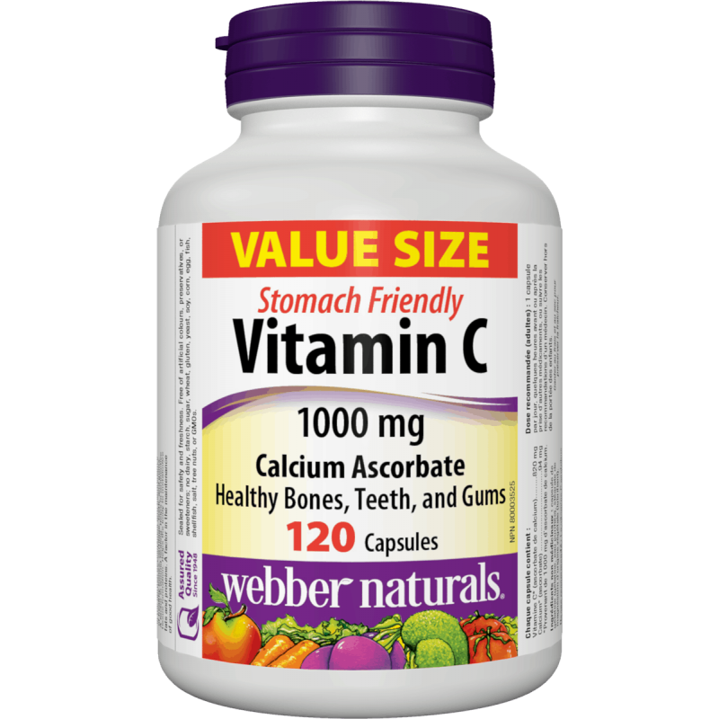 Vitamin C  Ascorbate 1000mg (120 caps)