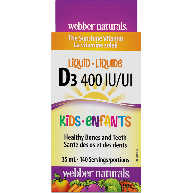 Vitamin D3 400 IU Kids (35 ml)