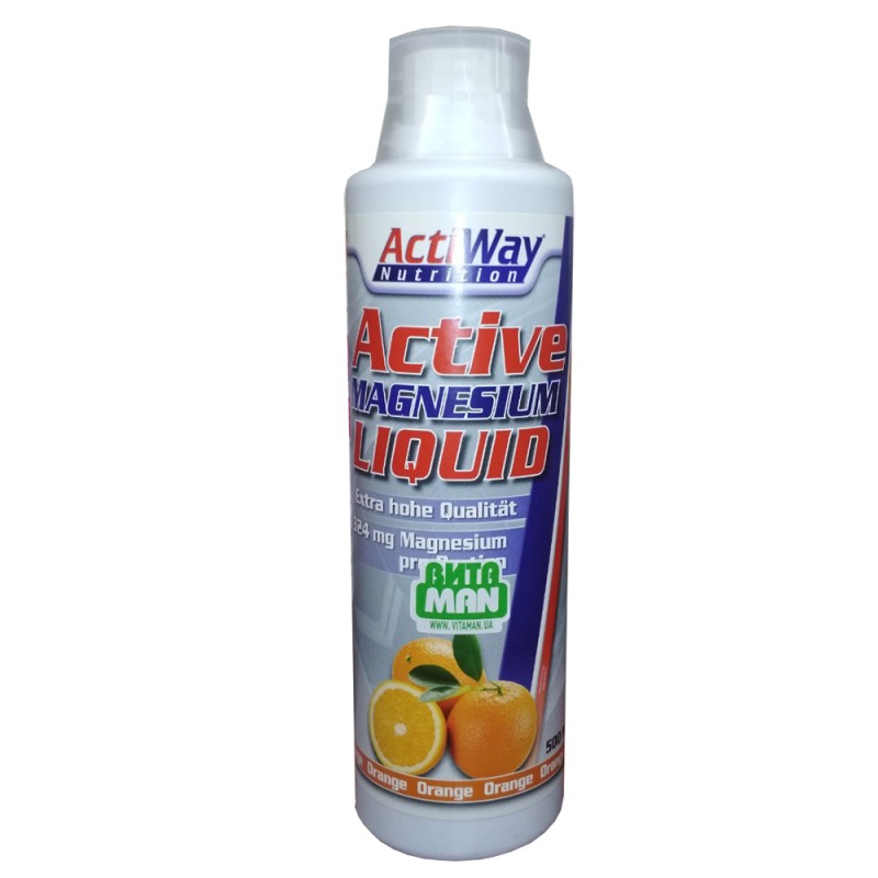 ACTIWAY - Magnesium Liquid Orange (500 ml)