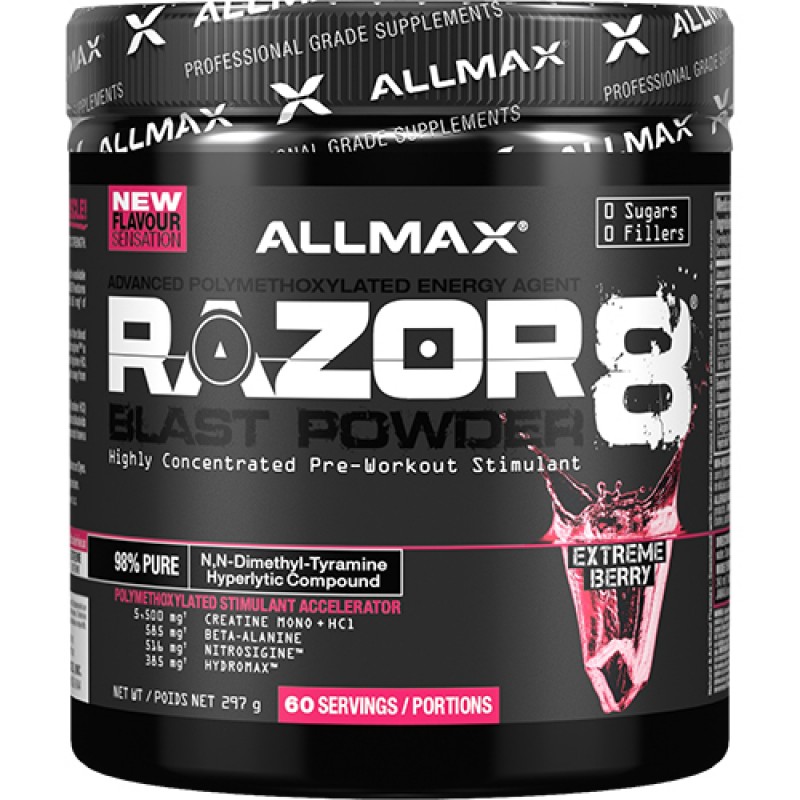 ALLMAX - Razor 8 Blast Powder Berry (270 g)