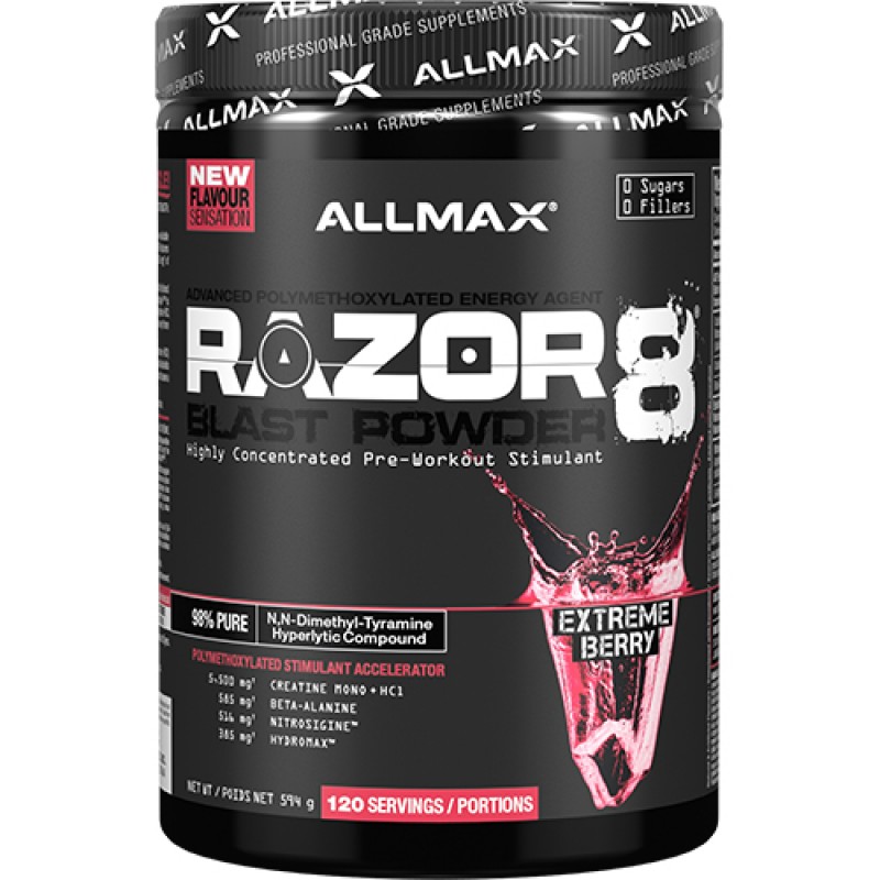 ALLMAX - Razor 8 Blast Powder Berry (570 g)