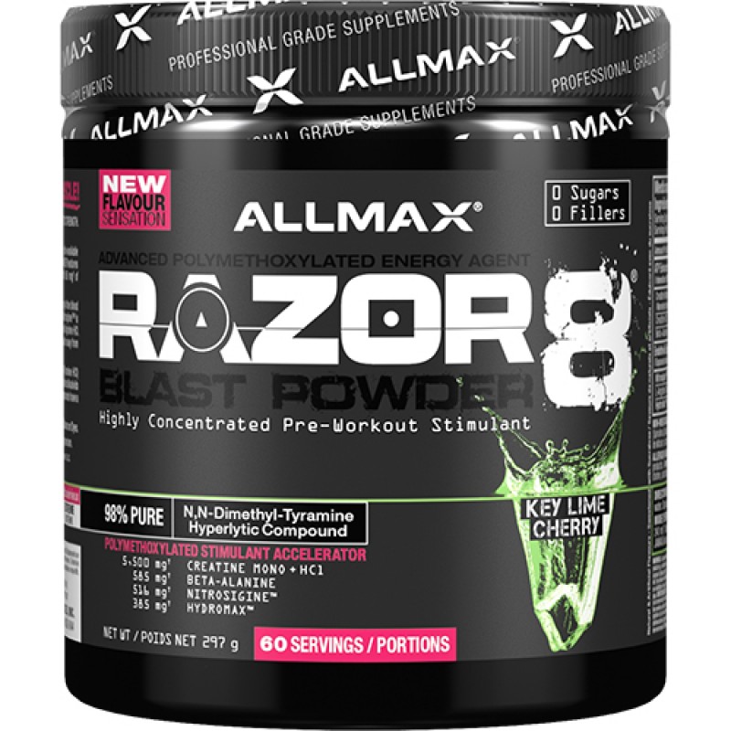 ALLMAX - Razor 8 Blast Powder Key Lime Cherry (270 g)