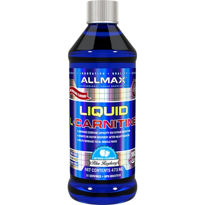 ALLMAX - Liquid L-Carnitine Blue Raspberry (473 ml)