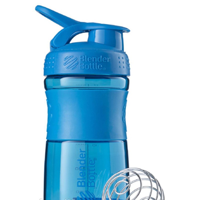 Blender Bottle - Шейкер Sportmixer cyan (20 oz)