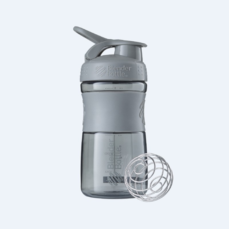 Blender Bottle - Шейкер Sportmixer grey (20 oz)