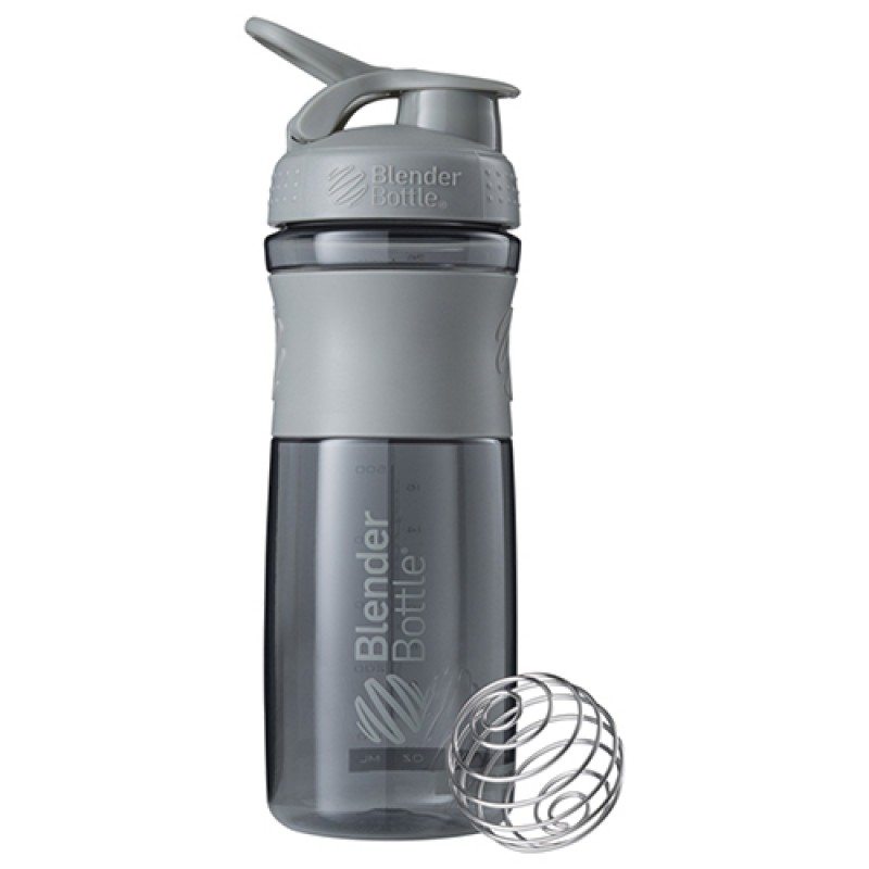 Blender Bottle - Шейкер Sportmixer grey (28 oz)