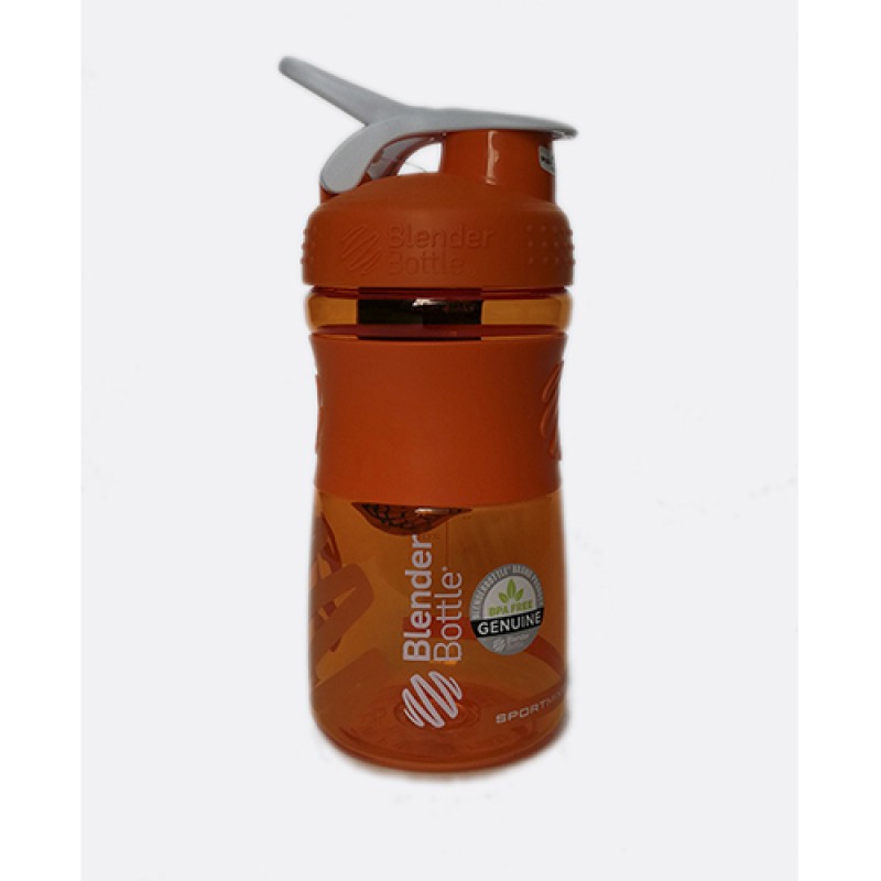 Blender Bottle - Шейкер Sportmixer orange/white (20 oz)