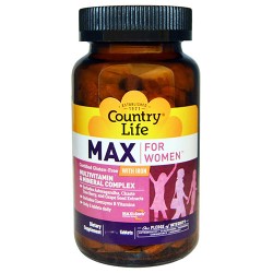 COUNTRY LIFE - Max For Women with Iron (60 tabs)