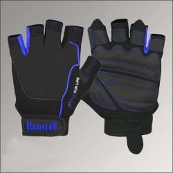GLADIATOR - Mens Gloves GL-109С Black/blue (S) (пара)