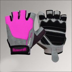 Womens Gloves GL-150A Gray/pink (M) (пара)