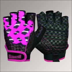 Womens Gloves GL-154A Black/liliac (L) (пара)