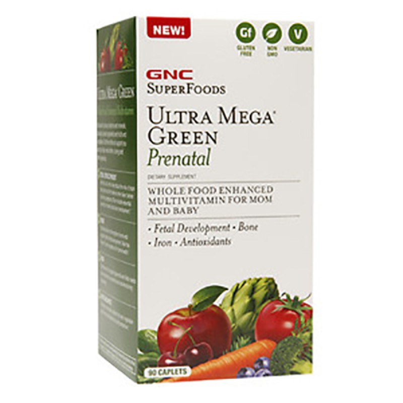 GNC - Ultra Mega Green Prenatal (90 caplets)