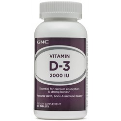 GNC - Vitamin D-3 2000 (180 tablets)