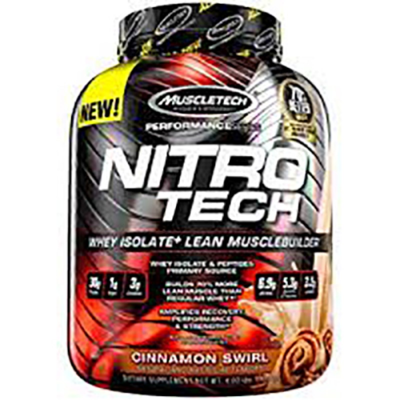 MUSCLE TECH - Nitro - Tech Perfomance Cinnamon Swirl (1.8 kg)
