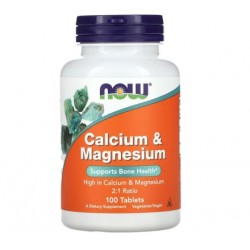 Magnesium & Calcium 2:1 Ratio (100 tabs)