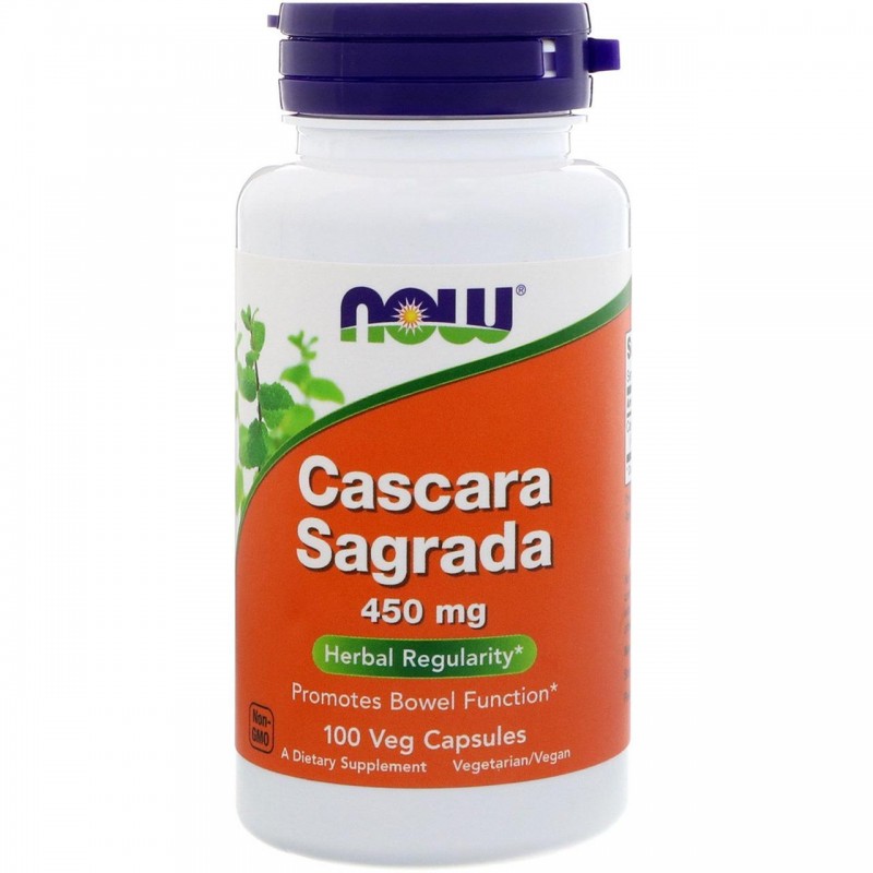 NOW - Cascara Sagrada 450mg (100 caps)