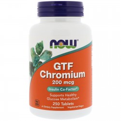 GTF Chromium 200mcg (250 tabs)