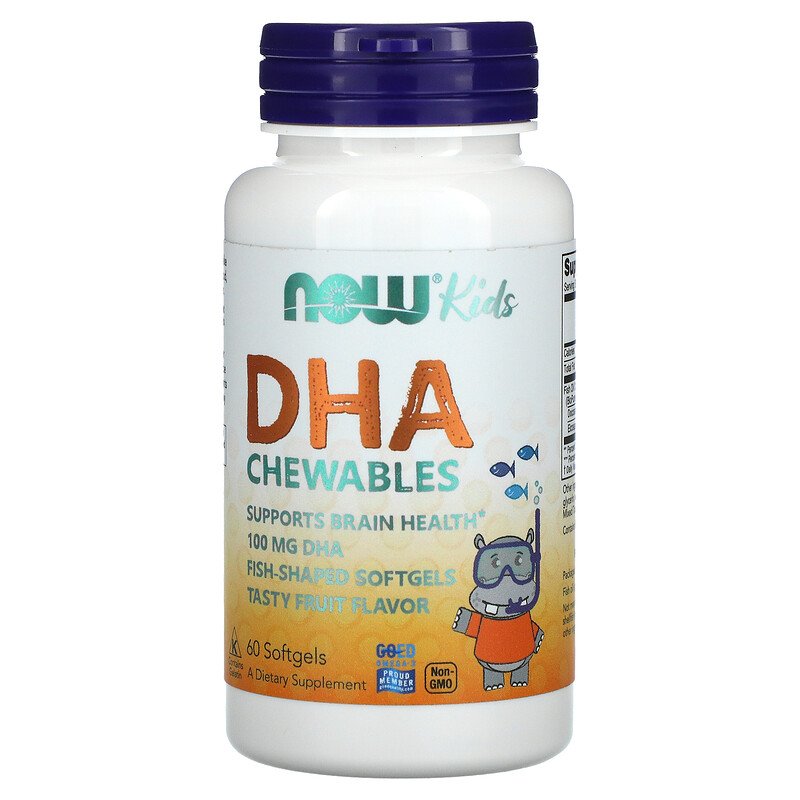 NOW - Kids Chewable DHA (60 softgels)
