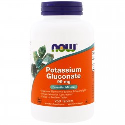 Potassium Gluconate 99mg (250 tabs)