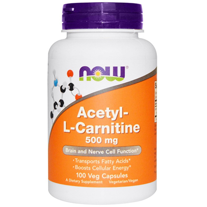 NOW - Acetyl-L-Carnitine 500mg (100 caps)