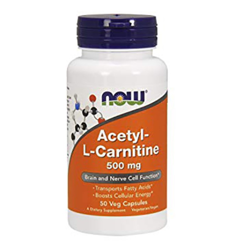 NOW - Acetyl-L-Carnitine 500mg (50 caps)