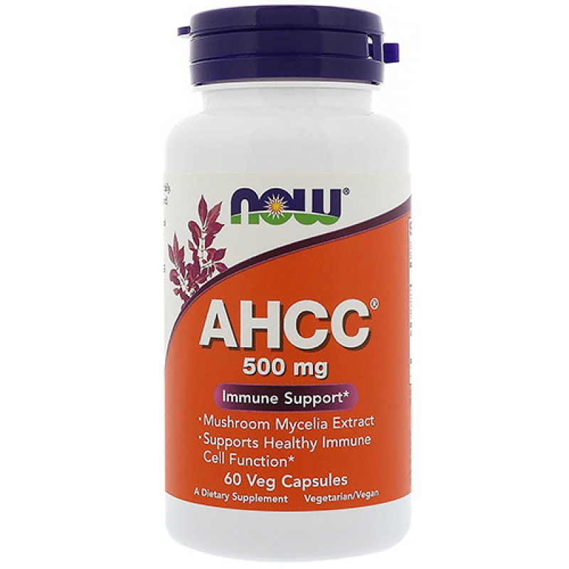 NOW - AHCC 500mg (60 caps)