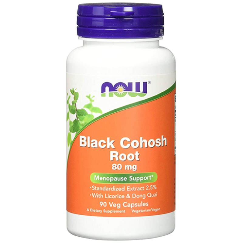 NOW - Black Cohosh Root 80mg (90 caps)