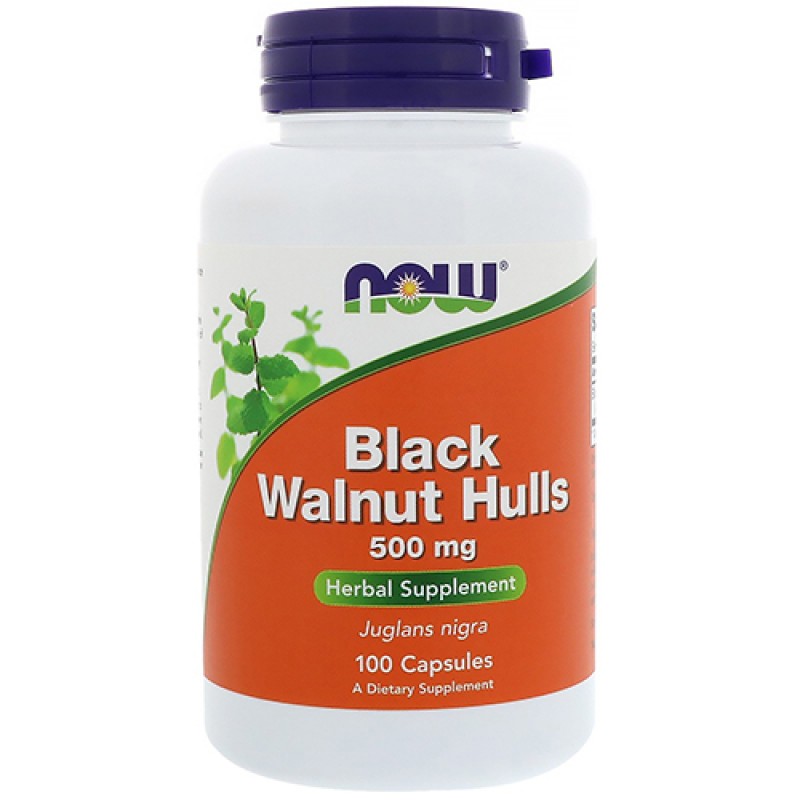 NOW - Black Walnut Hulls 500mg (100 caps)