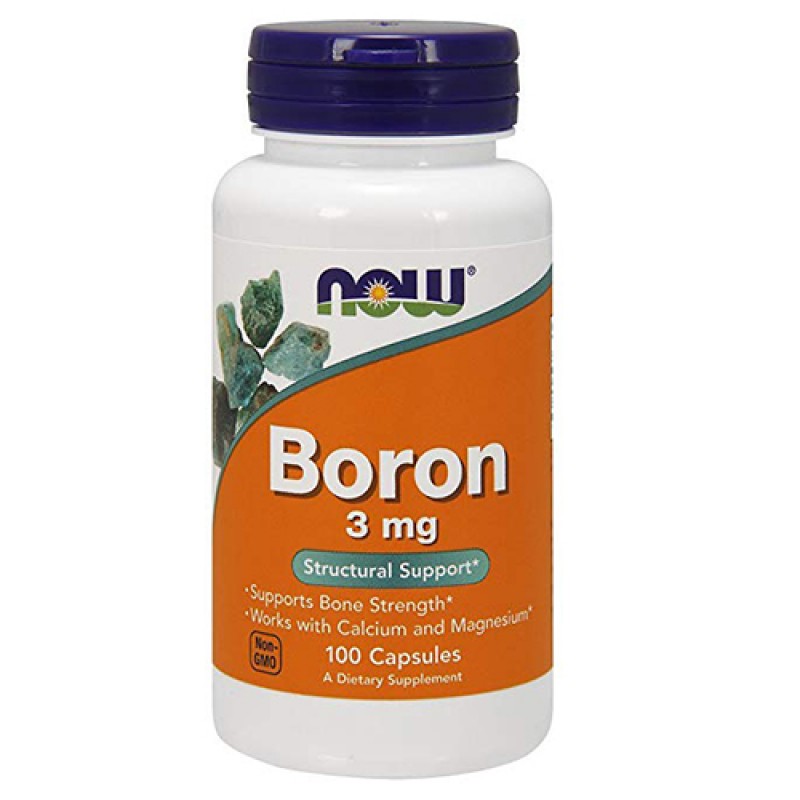 NOW - Boron 3mg (100 caps)
