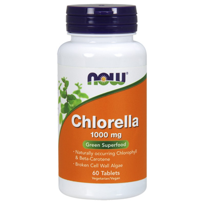 NOW - Chlorella 1000mg (60 tabs)