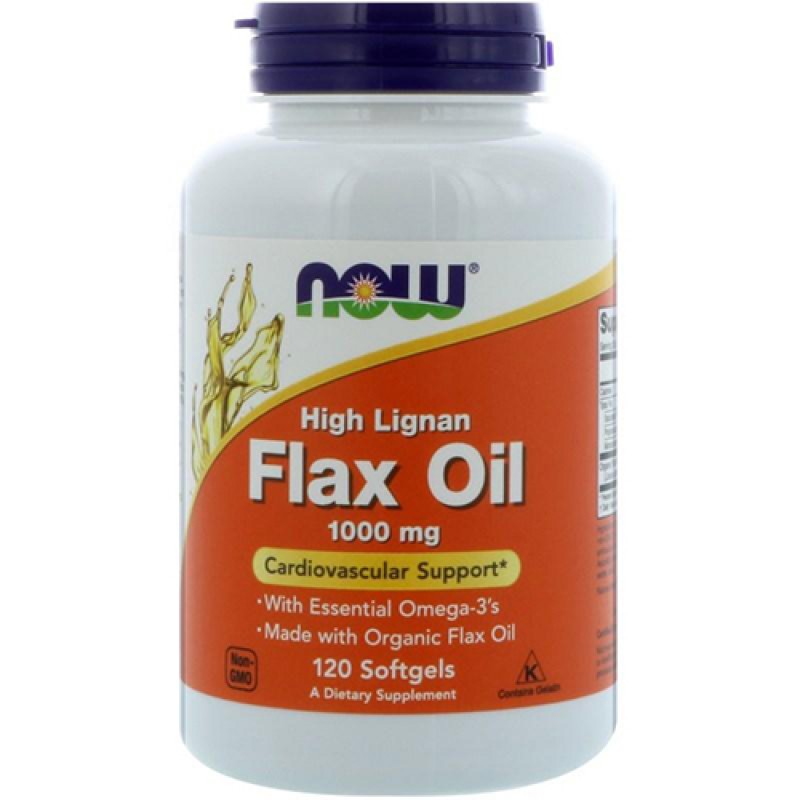 NOW - Flax Oil high lignan (120 softgel)