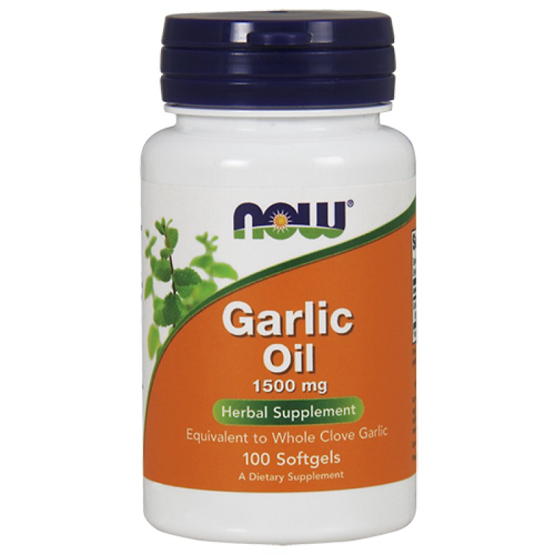 NOW - Garlic Oil 1500mg (100 softgels)