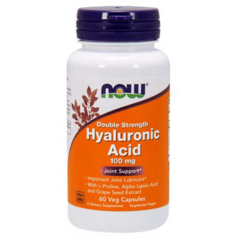 NOW - Hyaluronic Acid 100mg (60 caps)