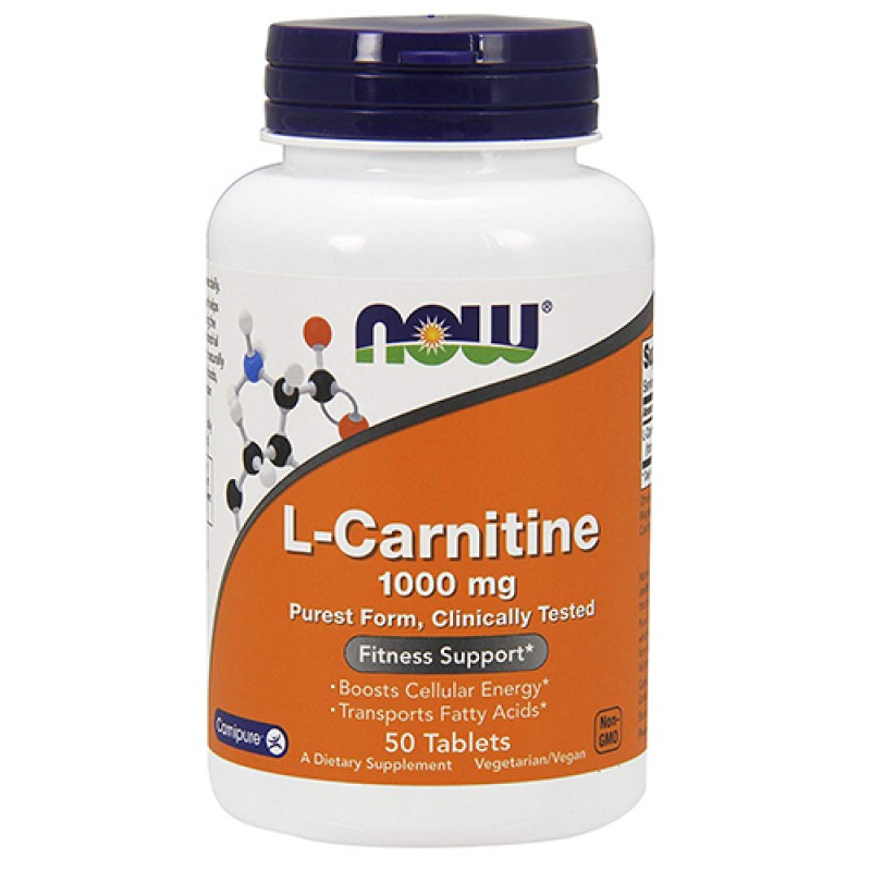 NOW - L-Carnitine 1000mg (50 tab)