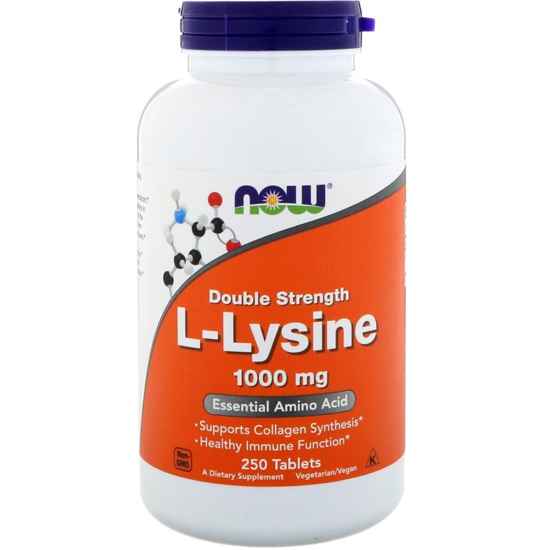 NOW - L-Lysine 1000mg (250 tabs)