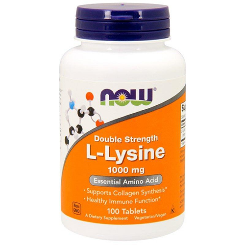 NOW - L-Lysine 1000mg (100 tabs)